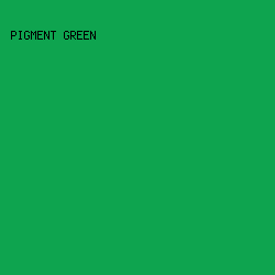 0ea44f - Pigment Green color image preview