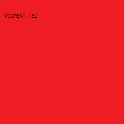 EF1C24 - Pigment Red color image preview