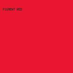 e6172f - Pigment Red color image preview