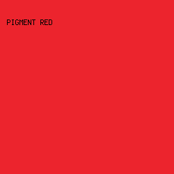 ec242d - Pigment Red color image preview
