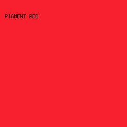 f81f2e - Pigment Red color image preview