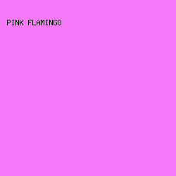 f679fa - Pink Flamingo color image preview
