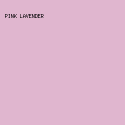 E0B6CF - Pink Lavender color image preview