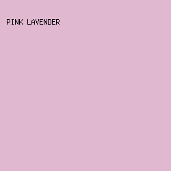 e0b8d0 - Pink Lavender color image preview