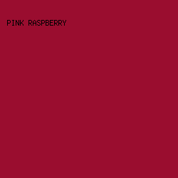 9A0D2F - Pink Raspberry color image preview
