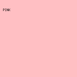 FFBFC3 - Pink color image preview