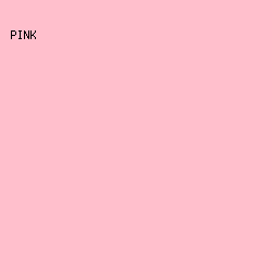 FFBFCC - Pink color image preview