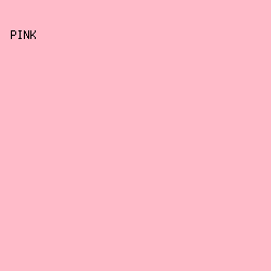 ffbbc9 - Pink color image preview