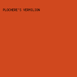 D0481E - Plochere's Vermilion color image preview