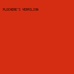 D52D12 - Plochere's Vermilion color image preview