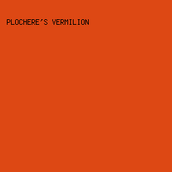 DD4814 - Plochere's Vermilion color image preview