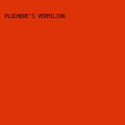 DE3209 - Plochere's Vermilion color image preview