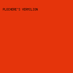 E5340B - Plochere's Vermilion color image preview
