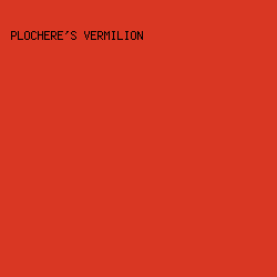 d93723 - Plochere's Vermilion color image preview