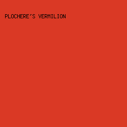 da3925 - Plochere's Vermilion color image preview