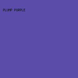 5a4ca8 - Plump Purple color image preview