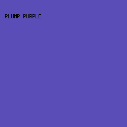 5b4db7 - Plump Purple color image preview