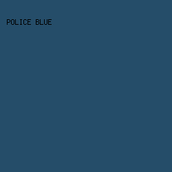 254D69 - Police Blue color image preview