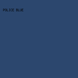2C476E - Police Blue color image preview