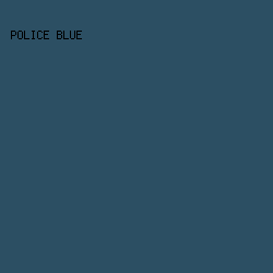 2C4F63 - Police Blue color image preview