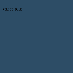 2D4D66 - Police Blue color image preview