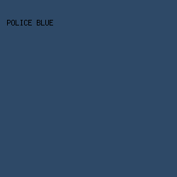 2E4967 - Police Blue color image preview