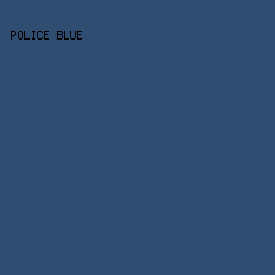 2E4D71 - Police Blue color image preview