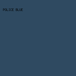 2F4A61 - Police Blue color image preview