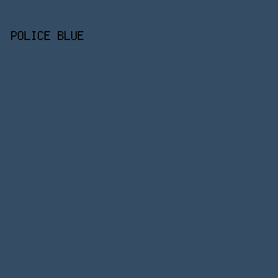 344c64 - Police Blue color image preview
