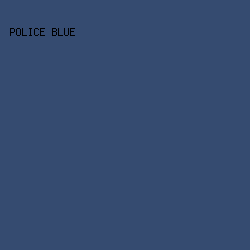 354B70 - Police Blue color image preview