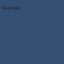 354F73 - Police Blue color image preview