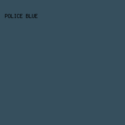 364f5d - Police Blue color image preview