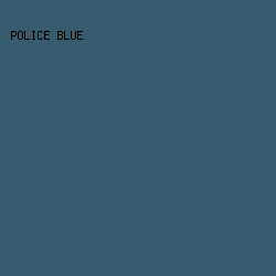 365B6E - Police Blue color image preview