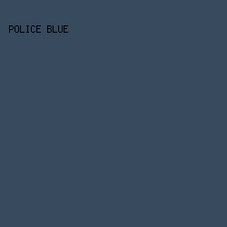 374A5E - Police Blue color image preview