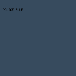 374B5E - Police Blue color image preview