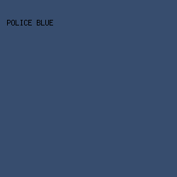 374D6E - Police Blue color image preview
