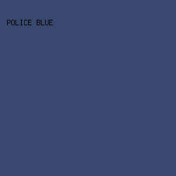 38486E - Police Blue color image preview