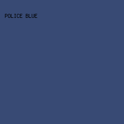 384A74 - Police Blue color image preview