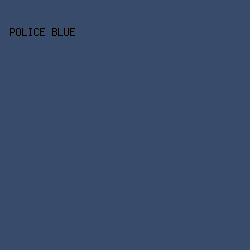 394B6B - Police Blue color image preview