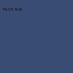 394C71 - Police Blue color image preview