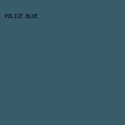395C6B - Police Blue color image preview