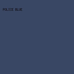 3A4764 - Police Blue color image preview