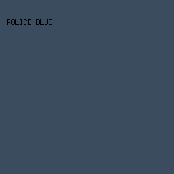 3A4C5E - Police Blue color image preview