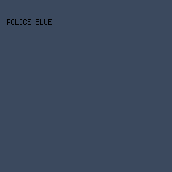 3B495E - Police Blue color image preview
