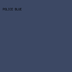 3C4864 - Police Blue color image preview