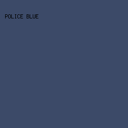 3C4A68 - Police Blue color image preview