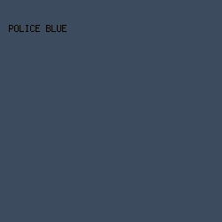 3C4B5E - Police Blue color image preview