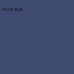 3E4A70 - Police Blue color image preview