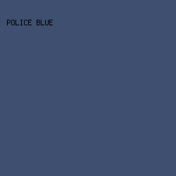 3E4F70 - Police Blue color image preview