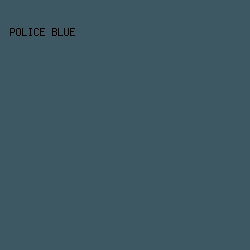 3E5863 - Police Blue color image preview